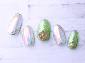 キャンアイドレッシー ヨコハマ元町店(Can I Dressy)/ガラスネイル/ミラー