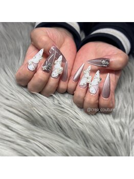 トータルビューティーサロン クレアクチュール(CREA COUTURE)/scalp / リボンネイル