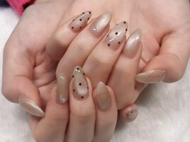 うるマグネット×ドットネイル