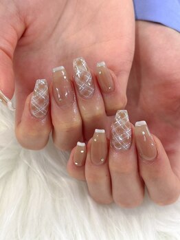 ポミーネイル 池袋店(pomynail)/チェックネイル