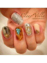 ミラー×べっ甲