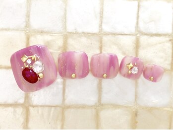 ムーネイル(mou nail)/ふんわりとろみ秋ネイル