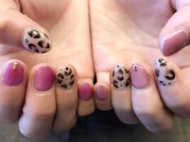 アシメ×レオパード