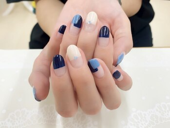 プルミエ ネイル(Premier Nail)/ブロックフレンチ☆定額