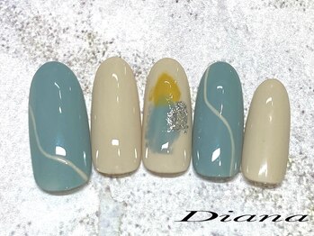 ディアナ ひたちなか高場店(DIANA)/定額ネイル 6600円 B‐040