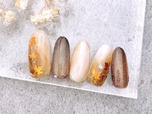 ネイルサロンフォーユー(for u)/紅葉ネイル♪￥7980