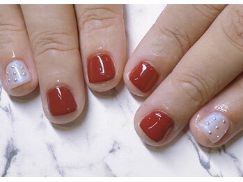 アルーシェ 平井(Alushe)/ワンカラー+ポイントスタッズ