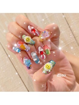 リンドネイル バイ モカ アンド ララ(Lind nail by moca and LaLa)/カラフルネイル