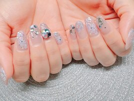 フラワーアートネイル