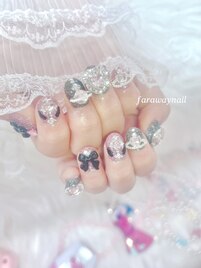 ゴテゴテショートネイル☆