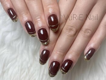 ヴリエ 立川店(VURIE)/ゴールドのガラスフレンチ