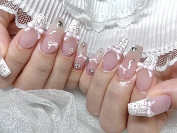 【Aina】ツイードネイル