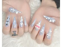 ゴテかわ(GOTE KAWA)/ハートネイル、長さだし