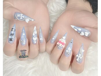 ハートネイル、長さだし