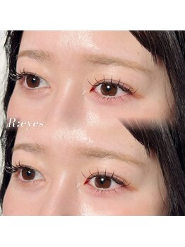 リアイズ 楽々園店(R:eyes)の写真/【楽々園店にもeye menu導入!!】まつ毛パーマ/まつ毛エクステ/アイブロウ：高技術×親身な対応で満足度◎♪