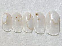 ネイルビート(NAIL BEAT)/ニュアンスホワイトネイル