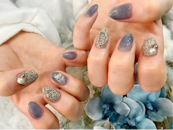 くすみネイル♪