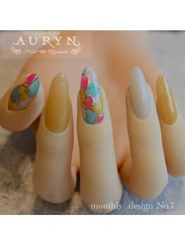 アウリン(AURYN)/2024.4月monthly design No,7