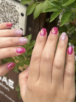 水滴ミラーネイル