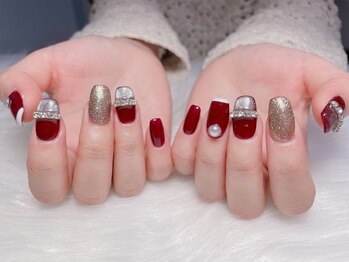 ビアンカ(Bianca)/ボルドーネイル