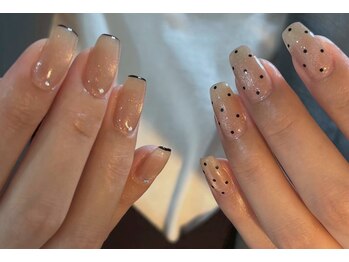 ル ネイル エディション 天神店(le nail edition)の写真/【持ち込みデザイン/長さだしOK◎】豊富なカラーとトレンドパーツで貴方のやりたいデザインが叶う！