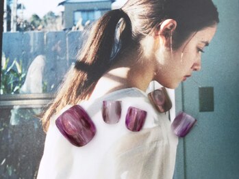 ネイルアンドアイラッシュサロン エスポアール(nail&eyelash salon espoir)/水滴風アートネイル 75分コース