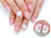 ネイルコレクション ピンク(Nail Collection Pink)/ジェル定額9990★リボン・量産