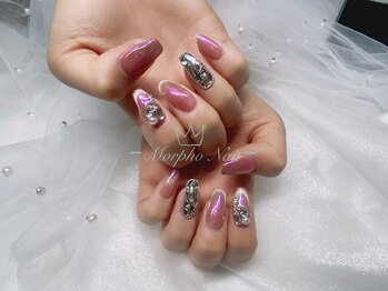 モルフォネイル(Morpho nail)/#マグネットネイル