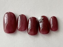 エムドットネイル 池袋(m.nail)/ボルドーニュアンス
