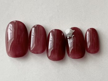 エムドットネイル 池袋(m.nail)/ボルドーニュアンス