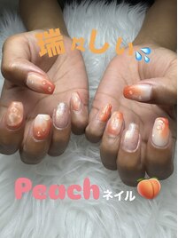 peachネイル
