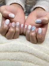 エーナイン 卸町店/ツイードネイル