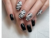 ディアネイル(dear.nail)/ゼブラネイル