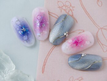 カラーズ 浜松店(colors)/ニュアンス☆しずくネイル