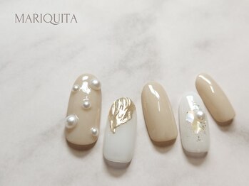 パールビジュー&ミラーアート