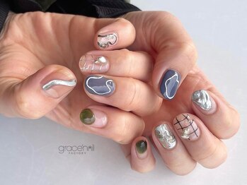 グレースネイルファクトリー(grace'nail factory)/フィルイン/ニュアンスネイル