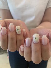 カノアネイルプレイス(KANOA nail place)/ぷっくりお花ネイル