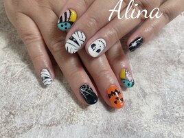 ハロウィンネイル
