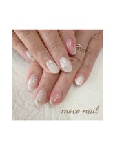 モコネイル(moco nail)/☆ワンカラー2本アート☆