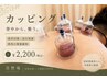 【オプション】カッピングで疲労回復・血行促進 ¥2,200