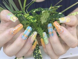 夏フルッツカラーフルデザイン