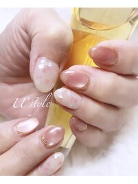 桜ピンクネイル