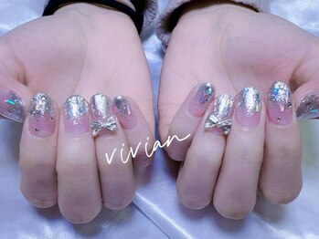 ビビアン(Vivian)の写真/高品質×低価格が魅力のVivian nail salon♪ミラー/マグネット/ニュアンスなど種類豊富にご用意あり◎