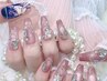 【Jr痛ネイル ジェル】痛ネイル1体＋ゴージャスアート 