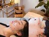 フットバス+よもぎ蒸し30分+眼精疲労鍼20分+首肩の鍼20分/電気パルス付き
