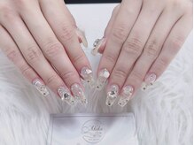 アキコネイルサロン(Akikoネイルサロン)/10本長さだし+アート付け放題