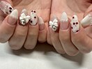 さくらんぼネイル