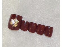 アバーブザビューティーアイランド 吉祥寺店(Above the beauty island)/シンプルフットネイル¥9200