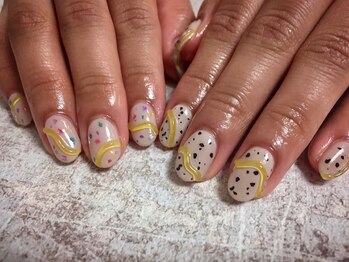 モグネイル(Mogunail)/ぷっくりネイル/夏ネイル2021