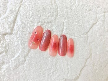 ネイルサロン アミ(Amie)/ほんのり色づくチークネイル♪